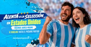 Aerolíneas Argentinas ofrece 6 vuelos a Miami para acompañar a la Selección en el Mundial