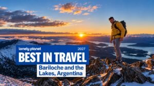 Bariloche elegida entre los 25 mejores destinos del mundo para viajar en 2027