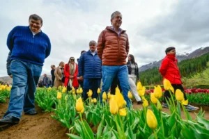 “En 2027 vamos tener 200.000 tulipanes en Huinganco”, afirmó el gobernador Figueroa